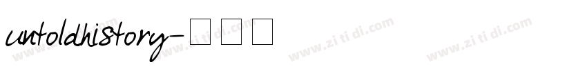 untoldhistory字体转换