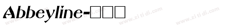 Abbeyline字体转换