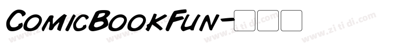 ComicBookFun字体转换