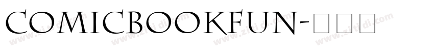 ComicBookFun字体转换