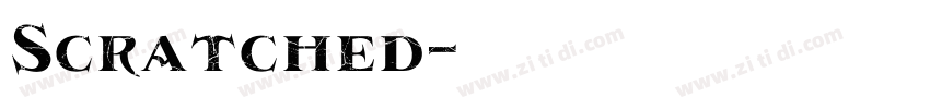 Scratched字体转换