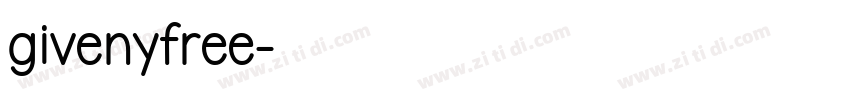 givenyfree字体转换
