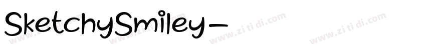 SketchySmiley字体转换