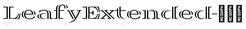 LeafyExtended字体转换