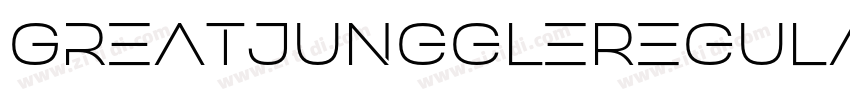 GreatJunggleRegular字体转换