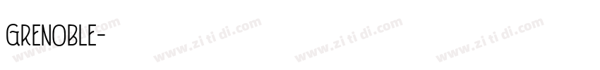 Grenoble字体转换