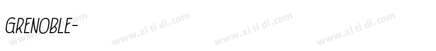 Grenoble字体转换