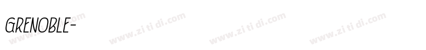 Grenoble字体转换