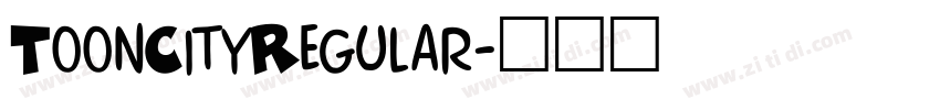 ToonCityRegular字体转换