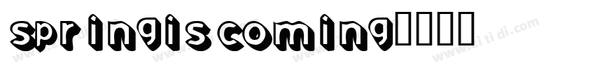 SpringisComing字体转换
