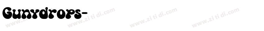 Gunydrops字体转换