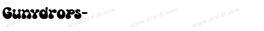 Gunydrops字体转换