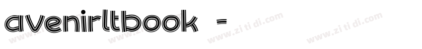 avenirltbook字体字体转换
