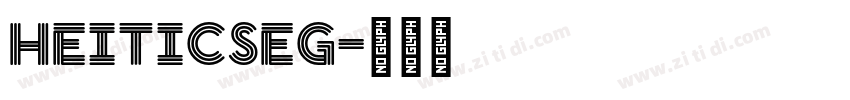 HeItiCSEG字体转换