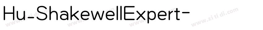 Hu_ShakewellExpert字体转换