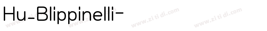 Hu_Blippinelli字体转换