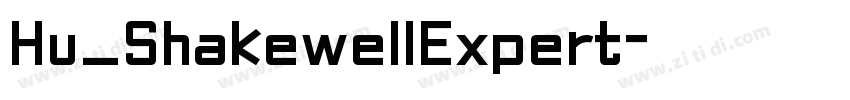 Hu_ShakewellExpert字体转换