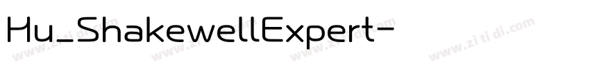 Hu_ShakewellExpert字体转换