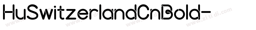 HuSwitzerlandCnBold字体转换