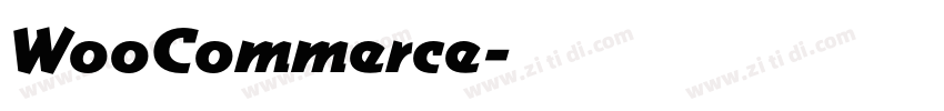 WooCommerce字体转换