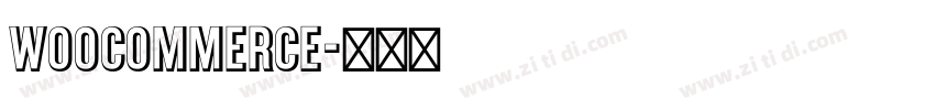 WooCommerce字体转换