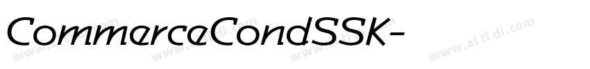 CommerceCondSSK字体转换