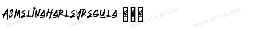 AsmelinaHarleyRegula字体转换