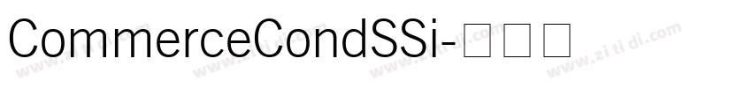 CommerceCondSSi字体转换 CommerceCondSSi字体转换