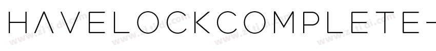 HavelockComplete字体转换