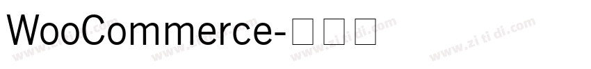WooCommerce字体转换