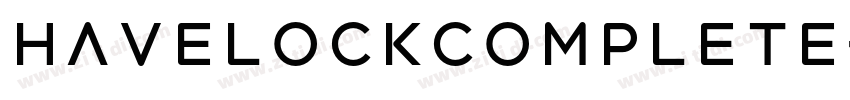 HavelockComplete字体转换