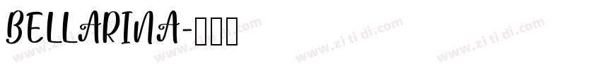 BELLARINA字体转换