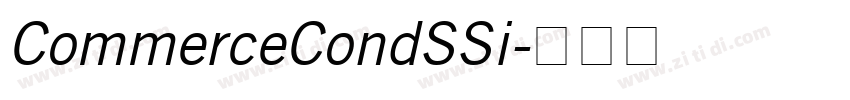 CommerceCondSSi字体转换 CommerceCondSSi字体转换