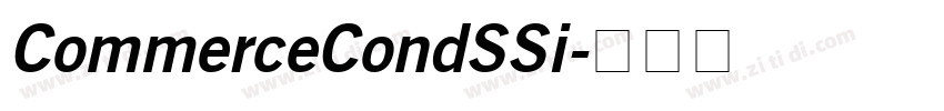 CommerceCondSSi字体转换 CommerceCondSSi字体转换