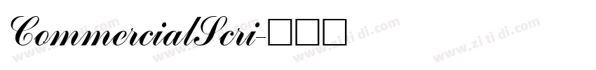 CommercialScri字体转换