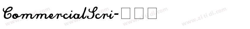CommercialScri字体转换