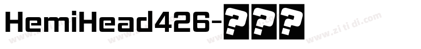 HemiHead426字体转换