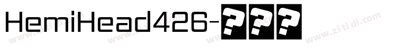 HemiHead426字体转换