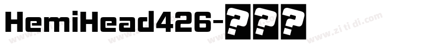 HemiHead426字体转换