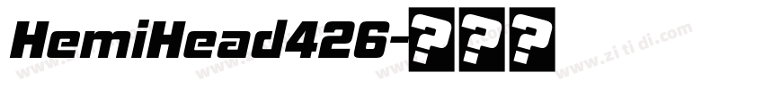 HemiHead426字体转换