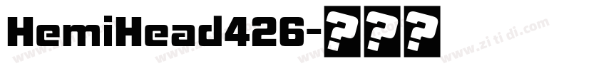 HemiHead426字体转换