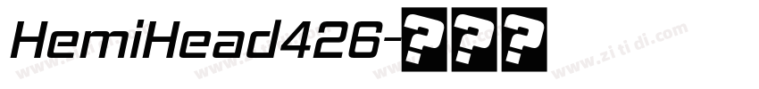HemiHead426字体转换