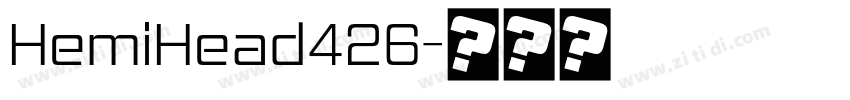HemiHead426字体转换