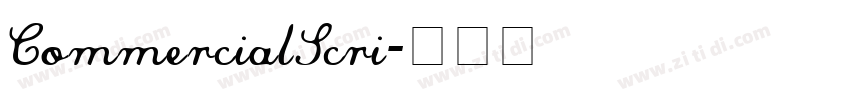 CommercialScri字体转换