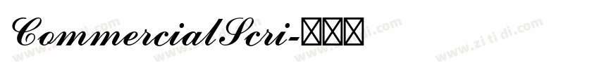CommercialScri字体转换