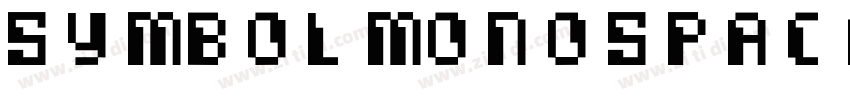 SymbolMonospaced字体转换
