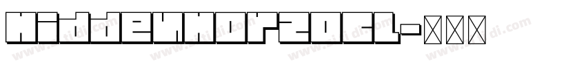 HiddenHorzOCl字体转换