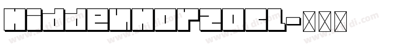 HiddenHorzOCl字体转换