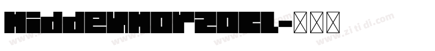 HiddenHorzOCl字体转换