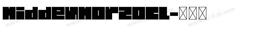HiddenHorzOCl字体转换